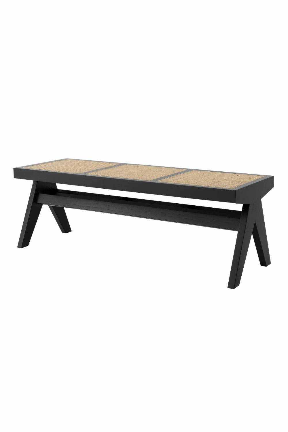 Benches | Black Rattan Bench Benches Benches