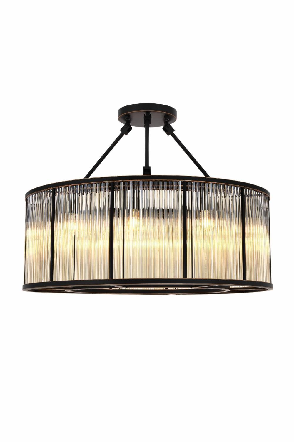 Ceiling Lamps | Glass Drum Ceiling Lamp Lighting Ceiling Lamps