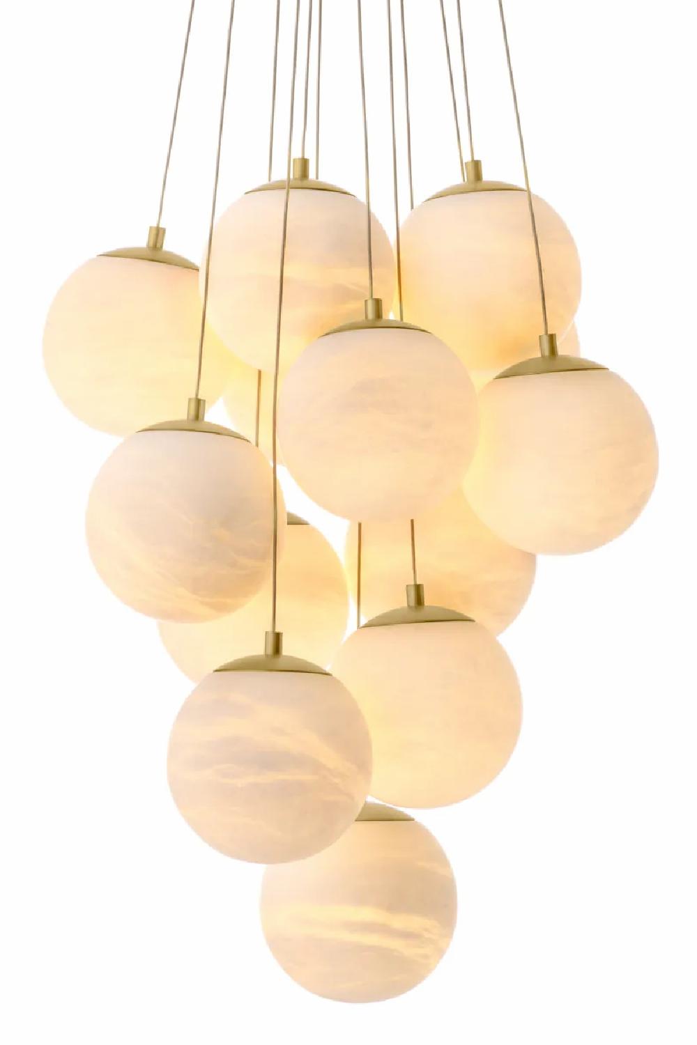 Chandeliers | Brass Alabaster Chandelier Chandeliers Chandeliers