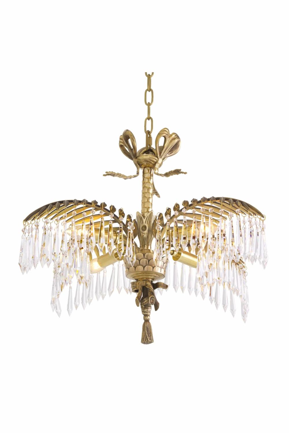 Chandeliers | Golden Art Deco Chandelier Chandeliers Chandeliers