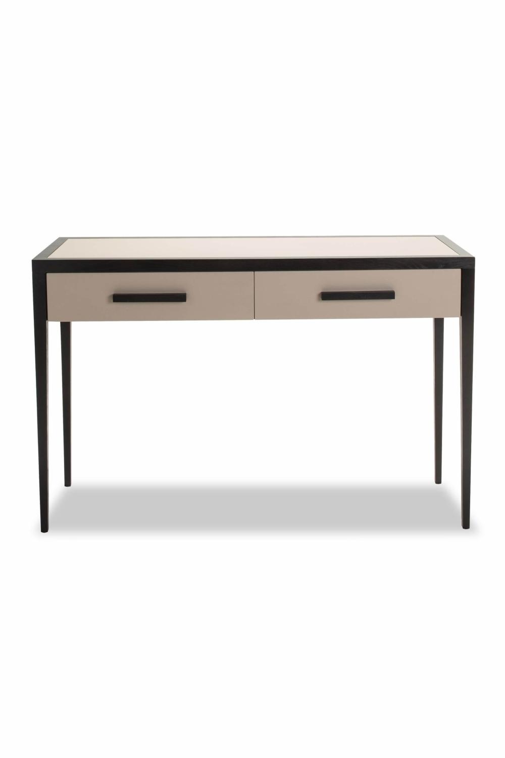 Console Tables | Beige Leather Console Table Console Tables Console Tables