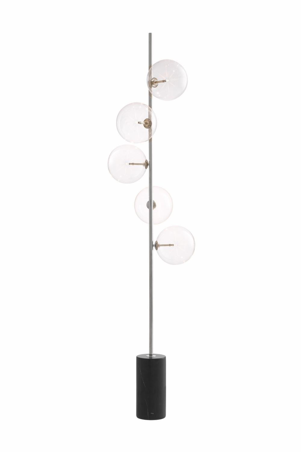 Floor Lamps | Globe Black Marble Floor Lamp Floor Lamps Floor Lamps