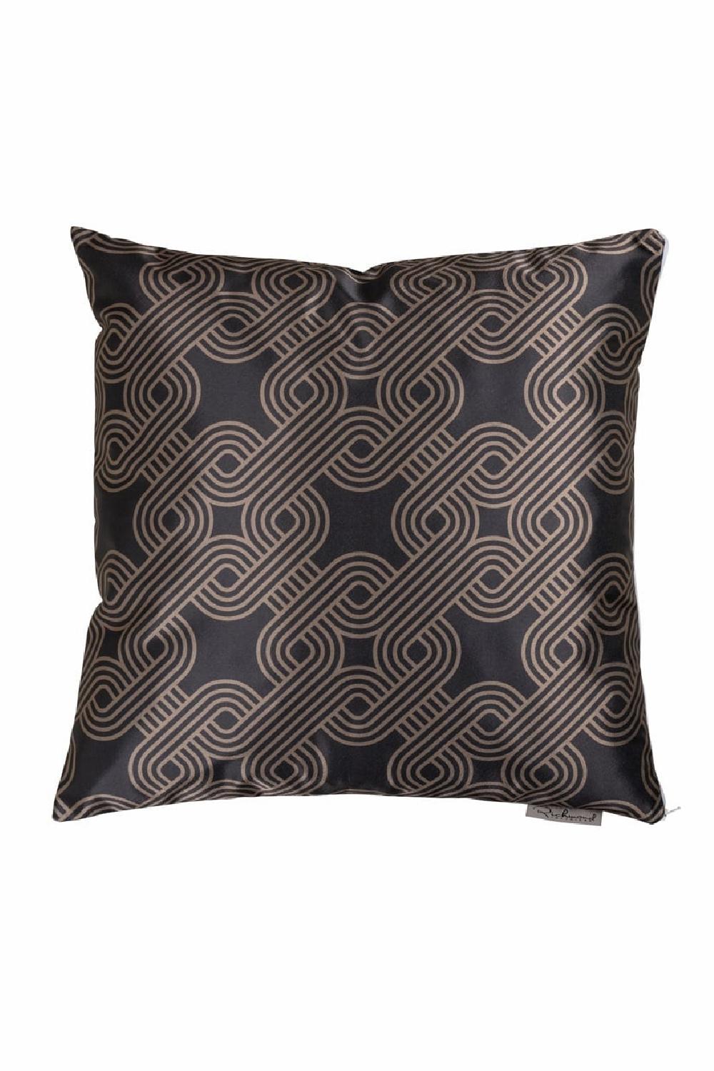 Pillows & Throws | Dark Chain Patterned Pillow Home Decor Pillows & Throws