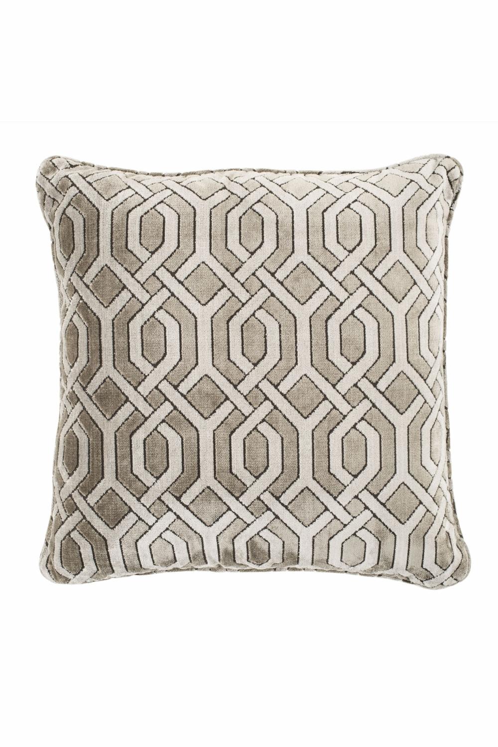 Pillows & Throws | Square Gray Velvet Pillow Home Decor Pillows & Throws