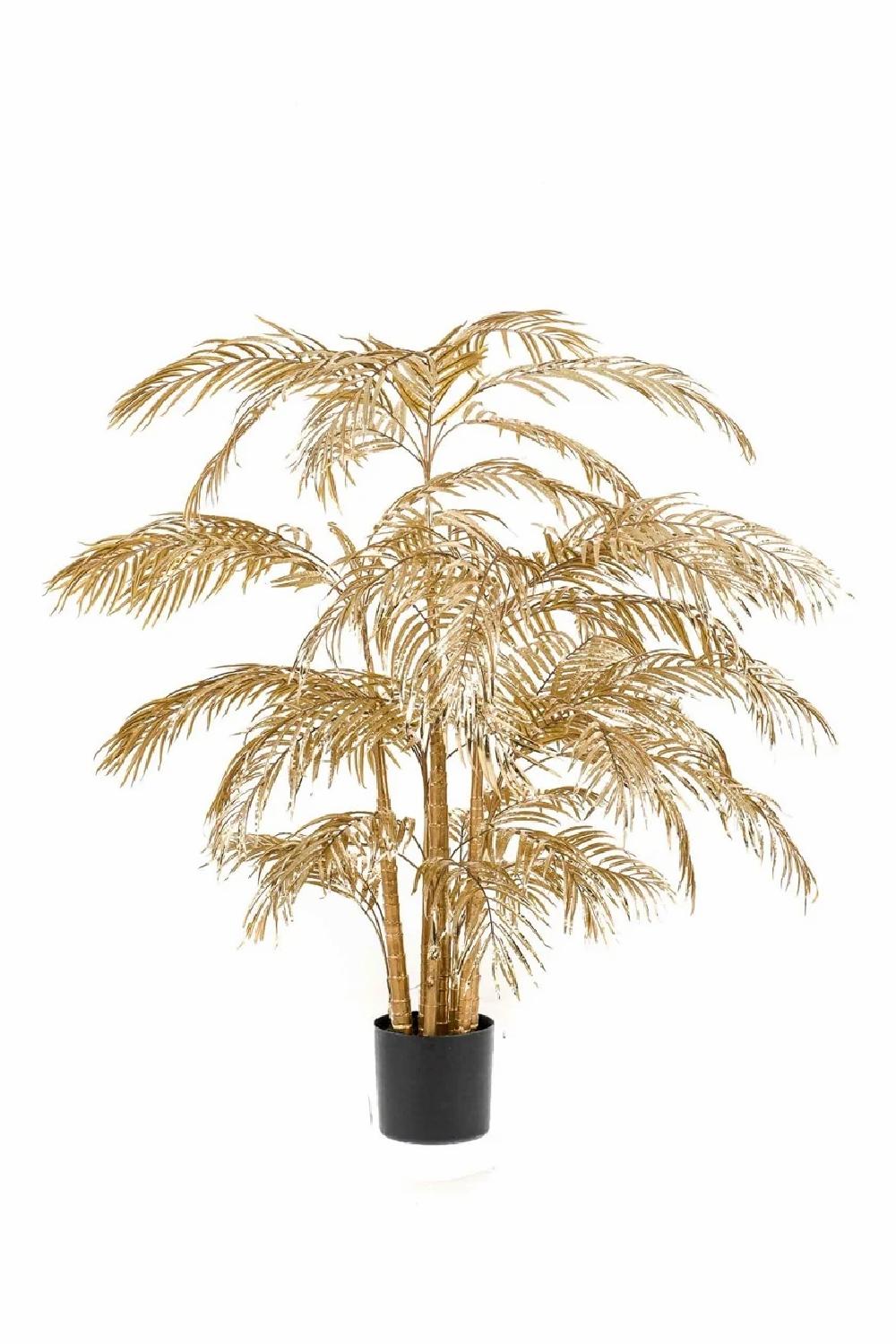 Plants & Planters | Artificial Metallic Tropical Plant Home Decor Home Decor