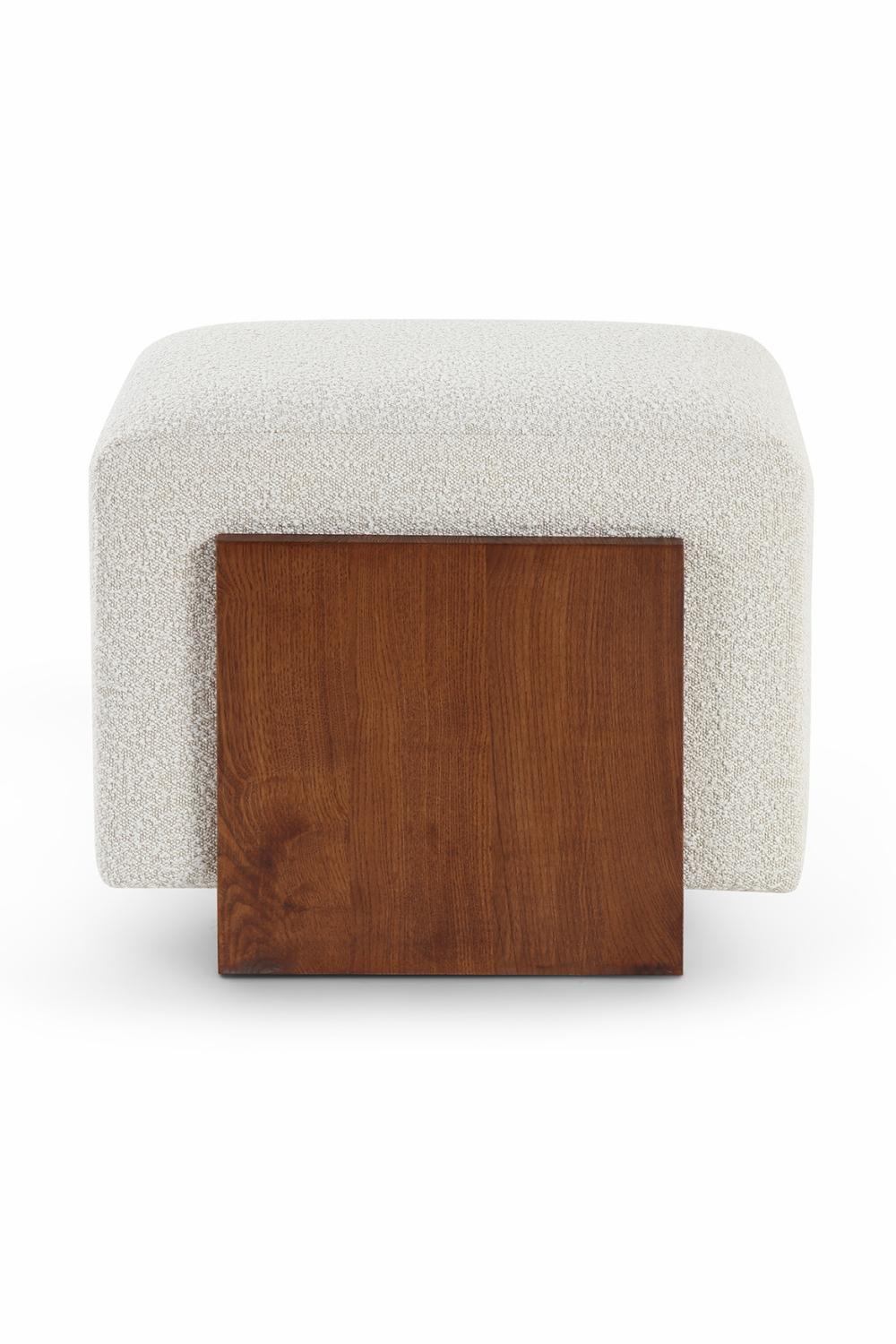 Poufs & Stools | Bouclé Upholstered Stool Poufs & Stools Poufs & Stools