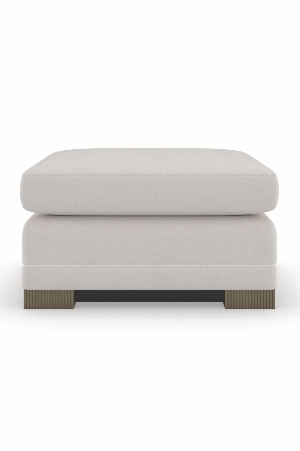 Poufs & Stools | Chenille Modern Ottoman Poufs & Stools Poufs & Stools