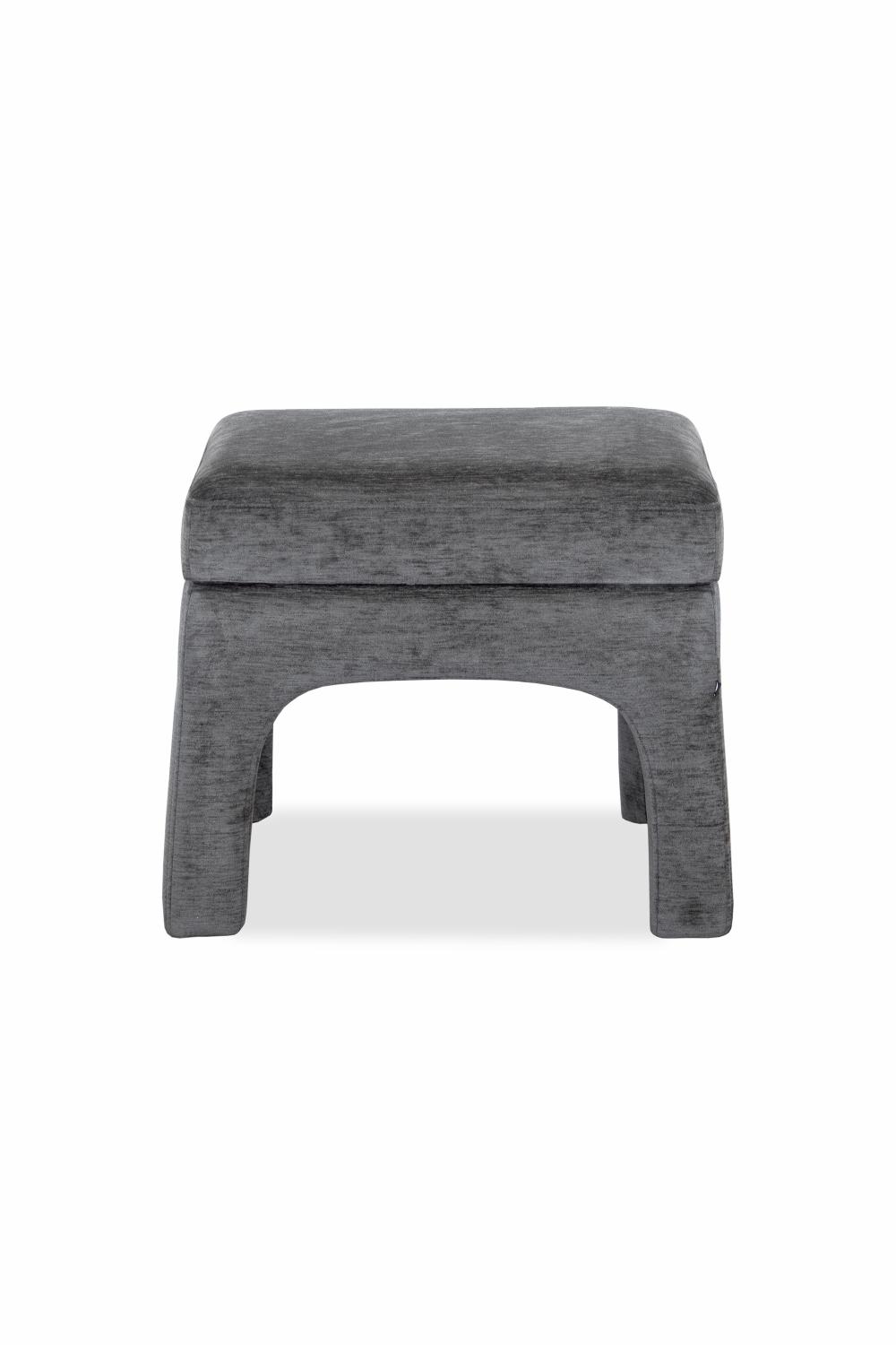 Poufs & Stools | Gray Modern Stool Poufs & Stools Poufs & Stools