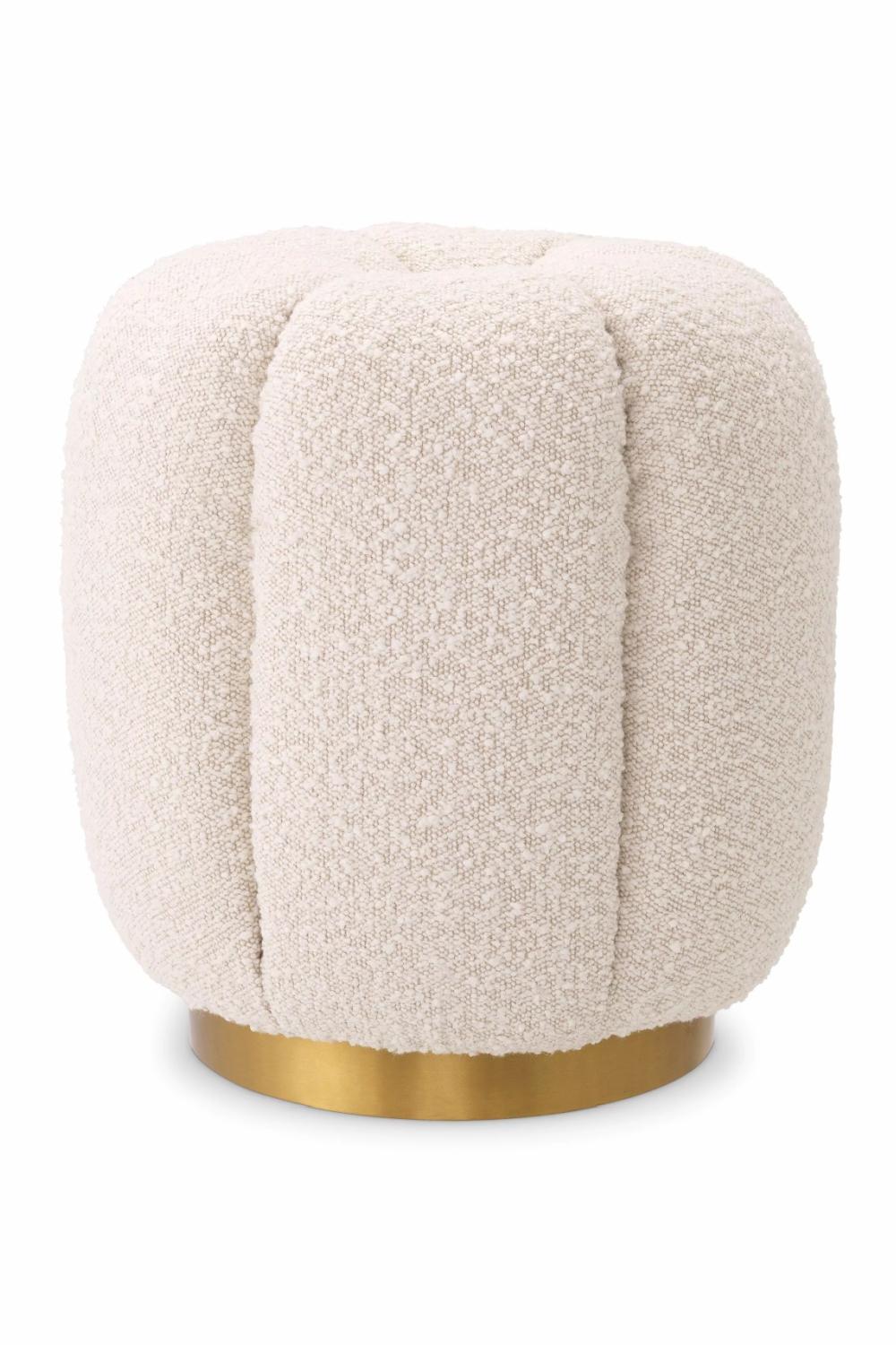 Poufs & Stools | Modern Bouclé Stool Poufs & Stools Poufs & Stools