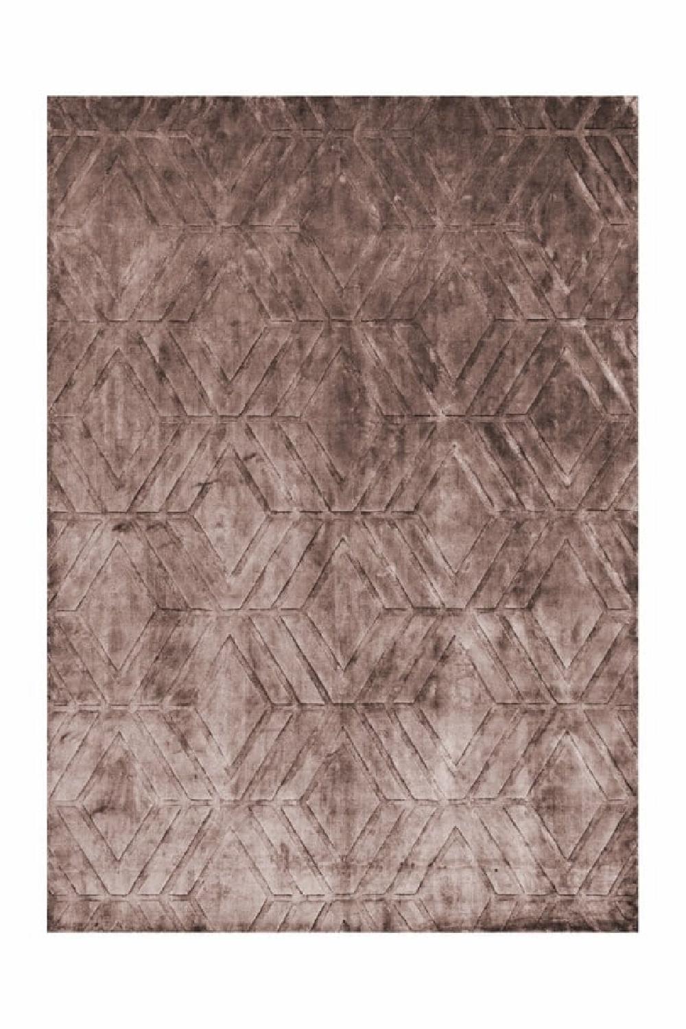 Rugs | Brown Viscose Carpet 6'5" X 10' Home Decor Rugs