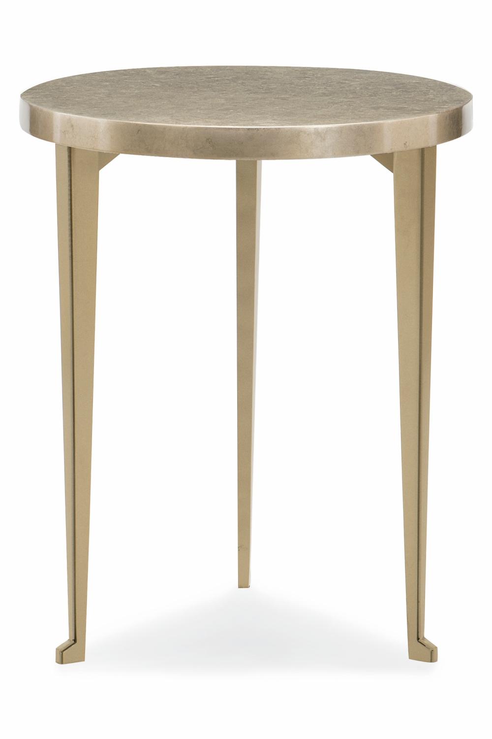 Side Tables | Gold Leaf Round Side Table Side Tables Side Tables