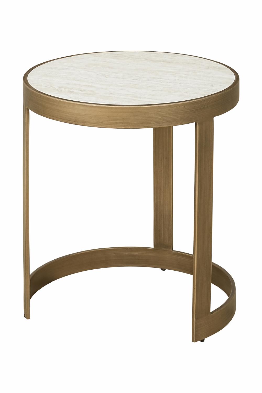 Side Tables | White Ceramic End Table Set (2) Side Tables Side Tables