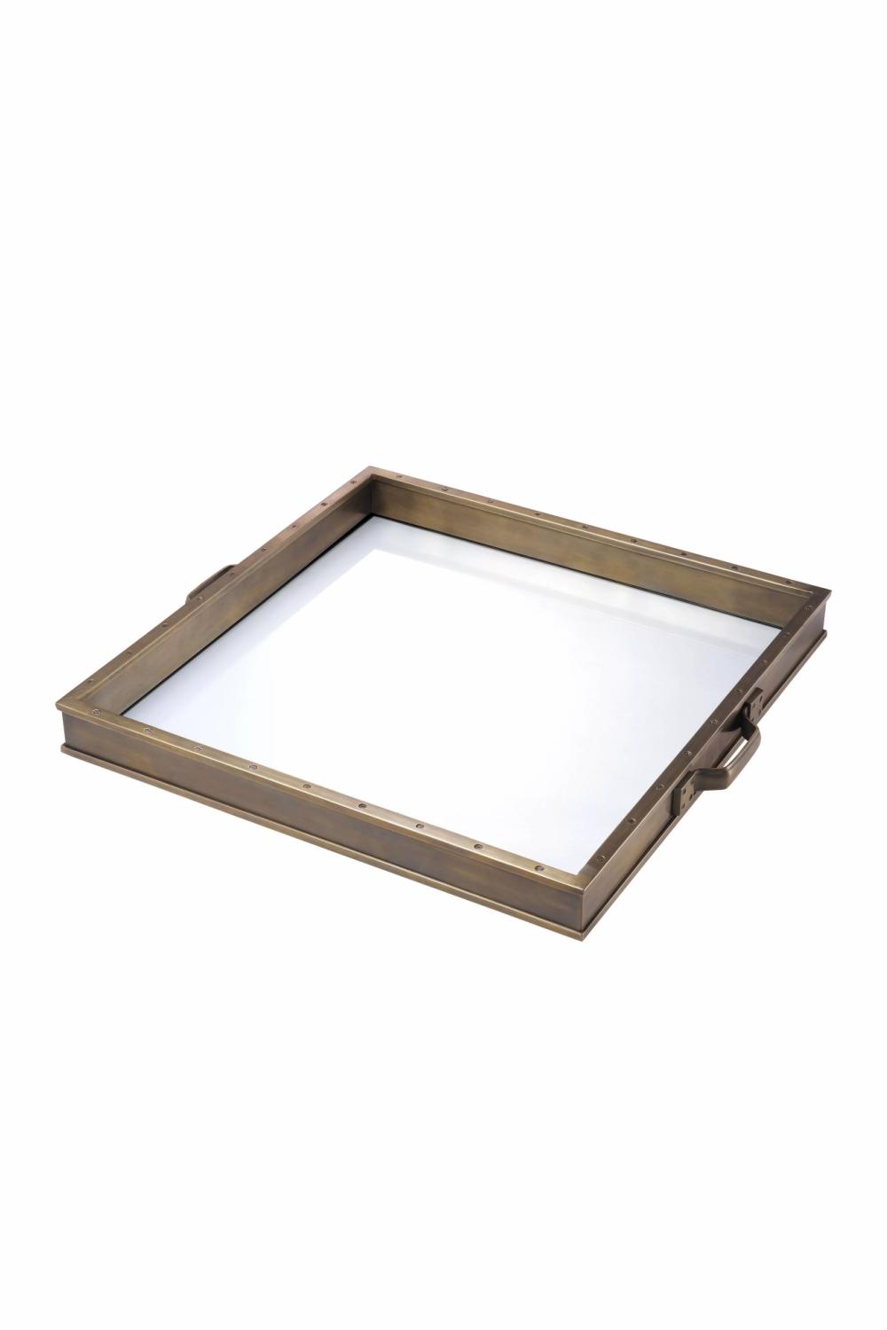 Trays & Bowls | Framed Glass Tray L Home Decor Trays & Bowls