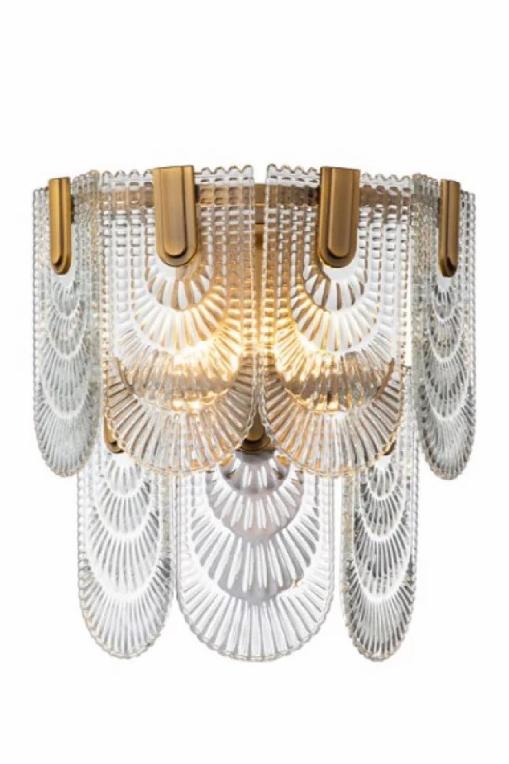 Wall Lamps | Scalloped Glass Wall Lamp Lighting Wall Lamps