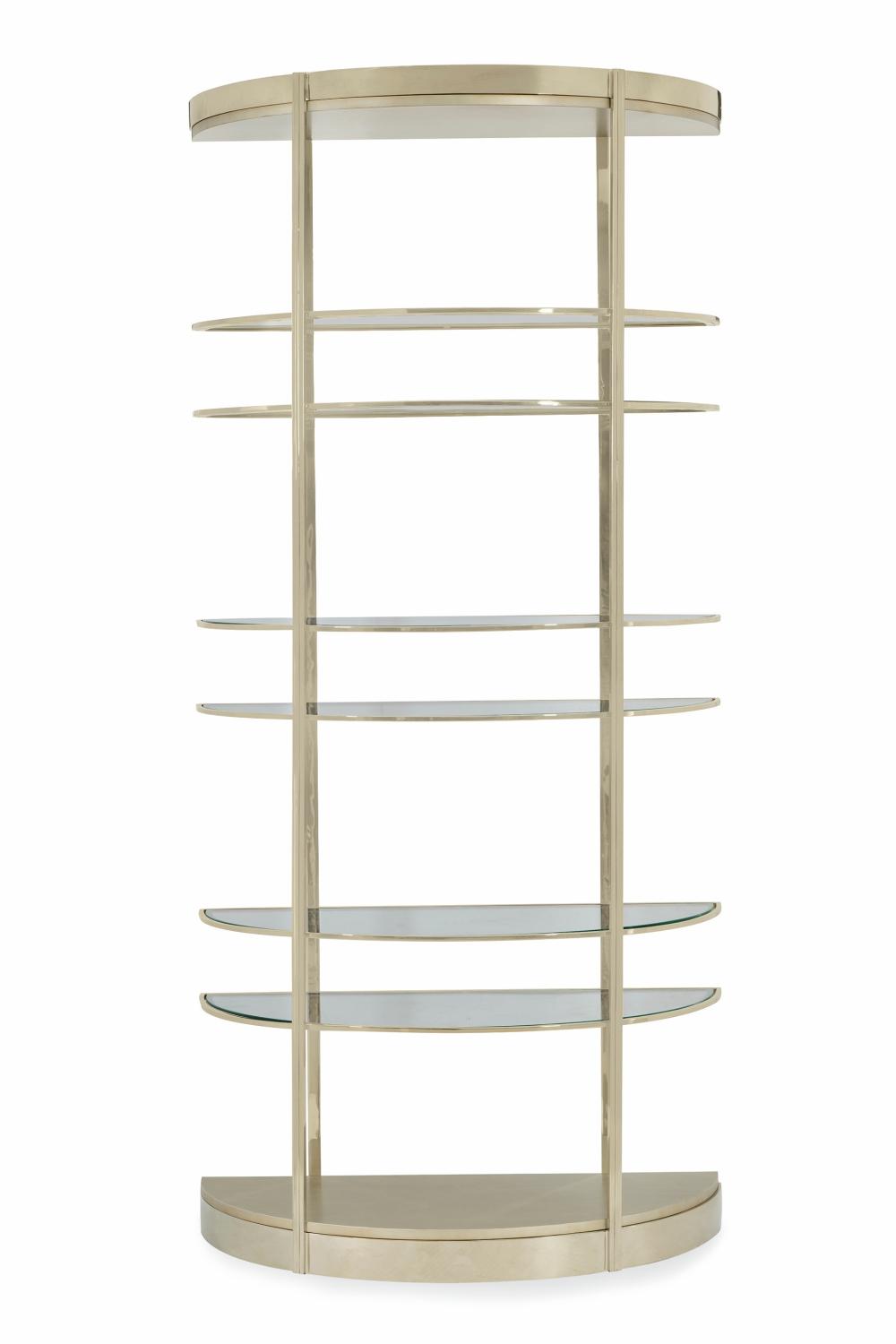 Wall Shelving | Half-Moon Gold Shelving Unit Storage Wall Shelving